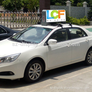 China shenzhen electronics taxi top led diaplay p5 p6